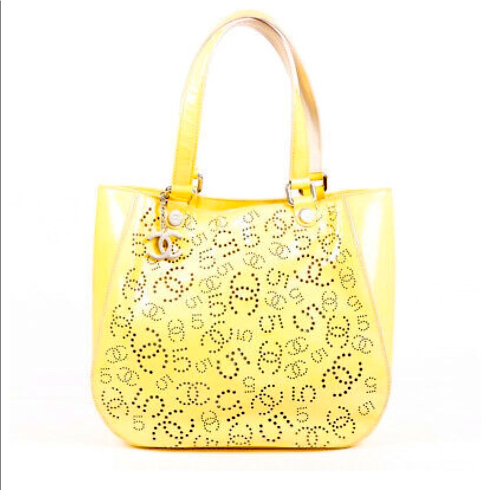 Authentic CHANEL tote to go circa early 2000s